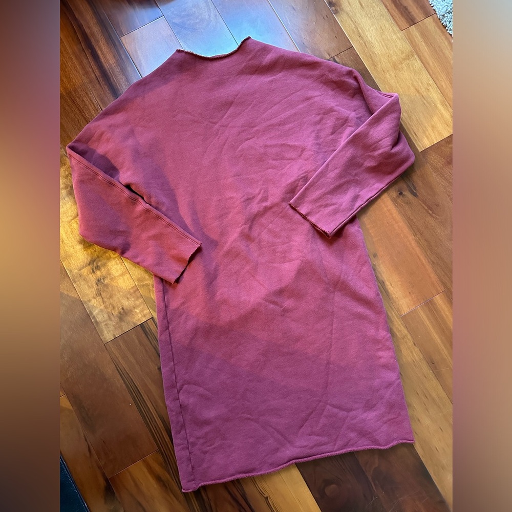 Frank & Eileen Red Izzie Sweatshirt Party Dress - Picture 5 of 12
